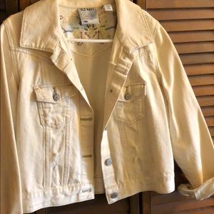 Old navy off white jean jacket